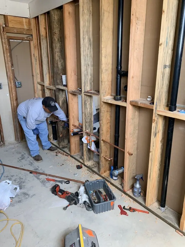 Commercial rough-in plumbing for Gas Line Repair in Rapid City